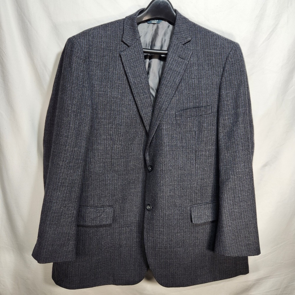 Pronto Uomo Platinum Button Jacket Blazer Size 50R Luxury Wool